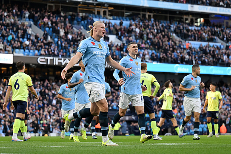 英超-曼城1-0小胜南安普顿 哈兰德高难度破门