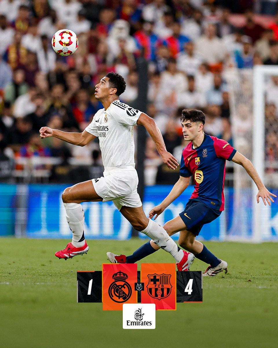 皇马vs巴萨半场数据：射门8-13射正2-7，绝对机会2-5