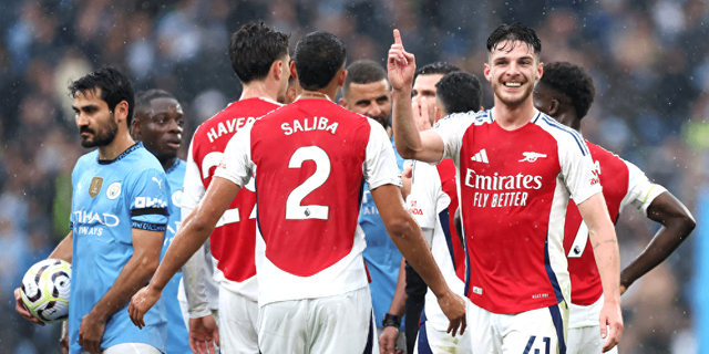 英超5-1狂胜！阿森纳37分钟连轰4球！曼城尴尬惨败，徒弟不讲武德