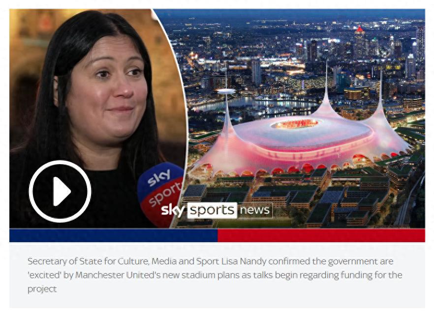 英国官方亲自站台曼联新球场，凭什么认为曼联无法解决球场资金？