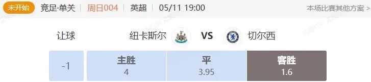 英超西甲串关解析 纽卡斯尔VS切尔西+巴萨VS皇马