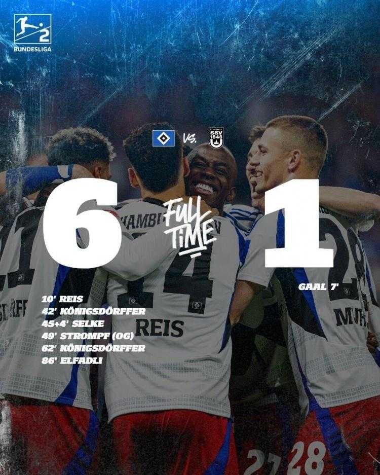 6-1！汉堡终于“原谅”德甲，时隔7年回归，数万